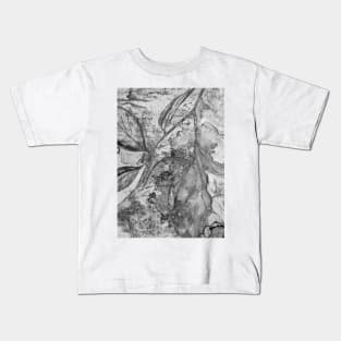 Dépliants Bleus (Grayscale) Kids T-Shirt